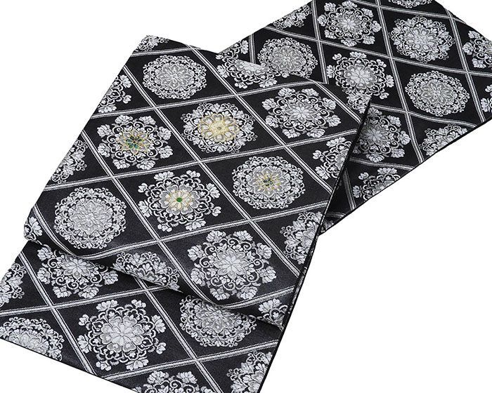 袋帯 新品 仕立て上がり 螺鈿作家 藤本隆士作 王朝華文 西陣 華翔苑