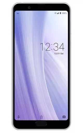 携帯電話 スマートフォン AQUOS sense3 plus サウンド 64GB au ホワイト SHV46