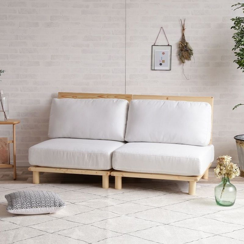  2人掛 ファブリック ローソファ 幅160cm ソファ ファブリック カバーリング 天然木 ふわふわ 1人暮らし 2人暮らし DINKS 夫婦 ソファカバーリングモダン 2人掛け 3人掛けソファ ソファ ソファベッド