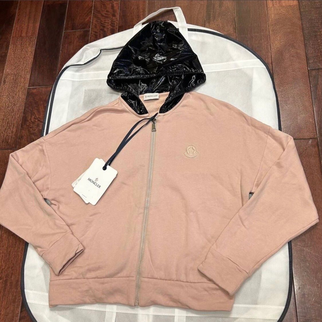 MONCLER モンクレール フードパーカー ピンク 14 A 大人もOK