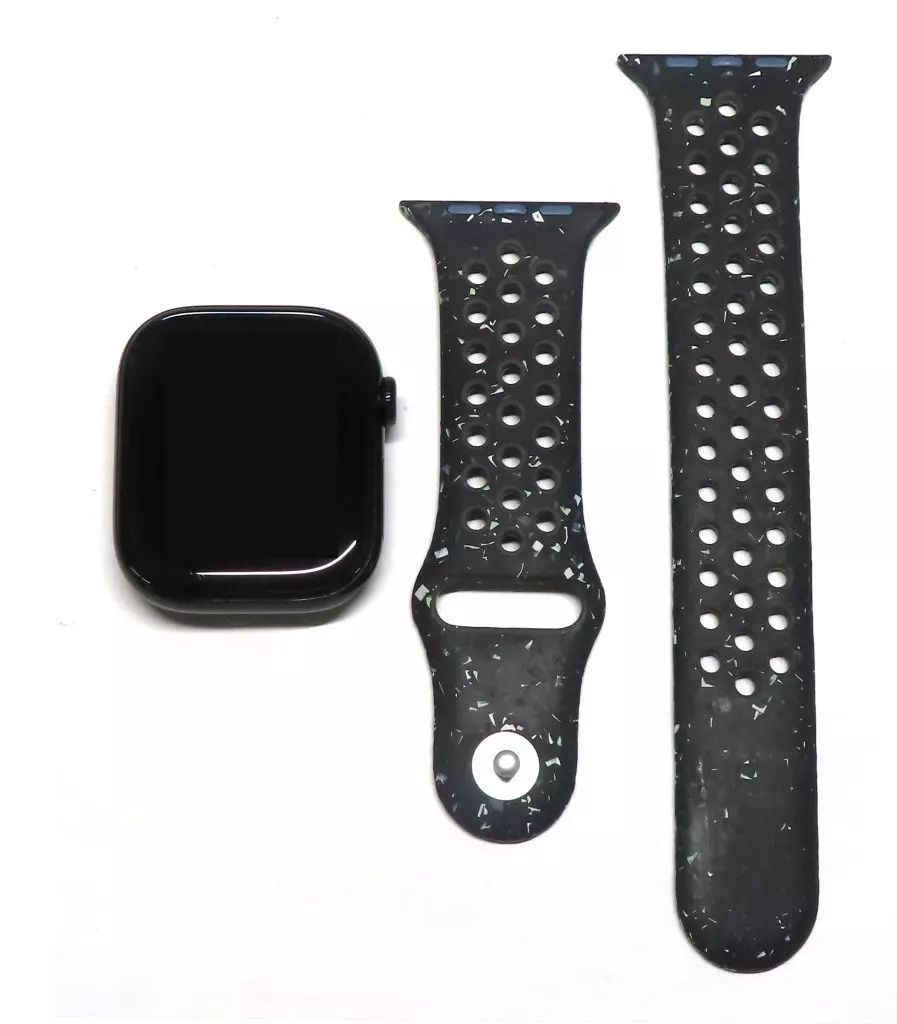 スマートウォッチ Apple Watch Series 10 GPSモデル 46 mm ジェットブラックアルミニウムケース ミッドナイトスカイNikeスポーツバンド MWX 13 J A MYL 73 FE