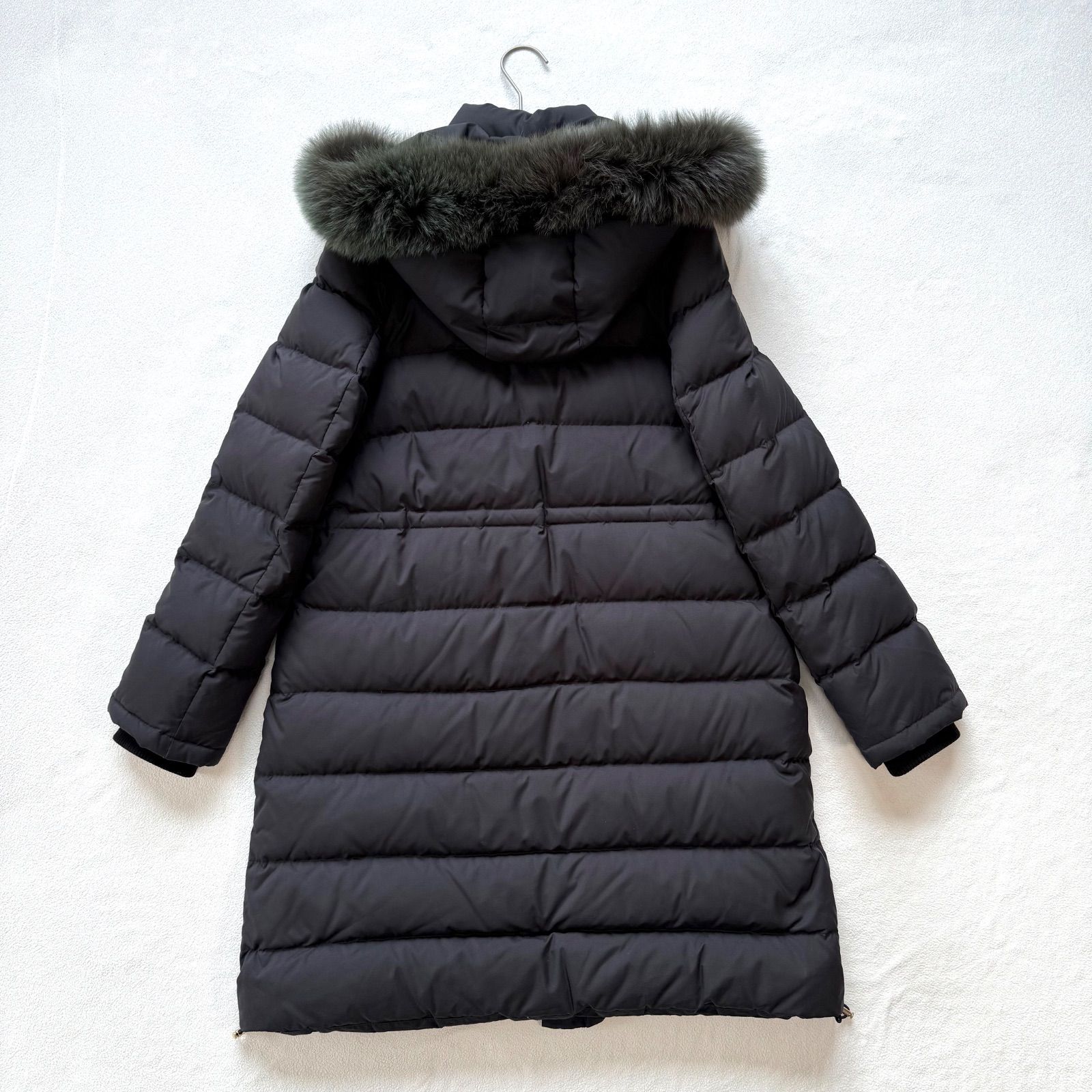 極美品・名作・38✨イエナ タフタ ロング ダウンコート フォックス