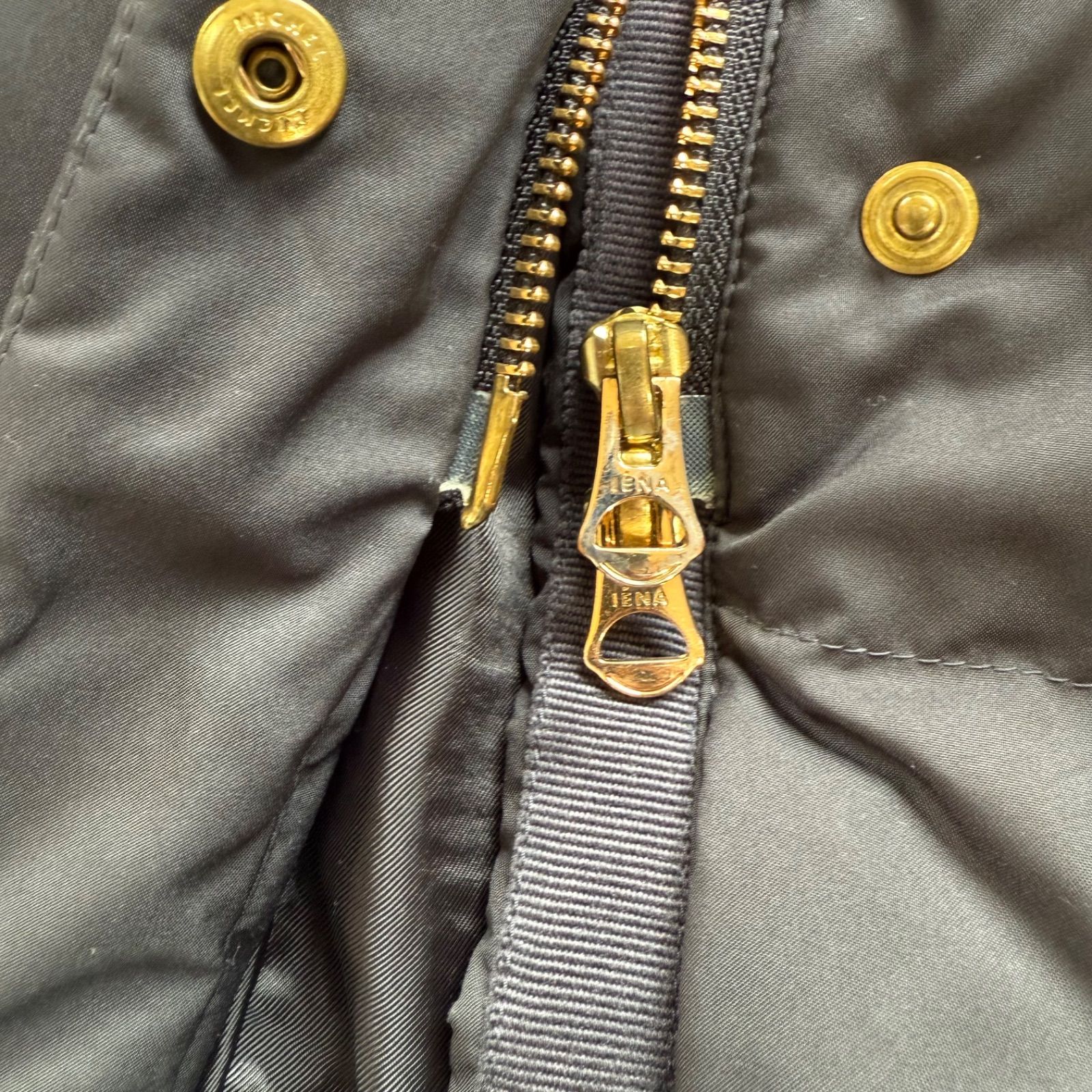 極美品・名作・38✨イエナ タフタ ロング ダウンコート フォックス