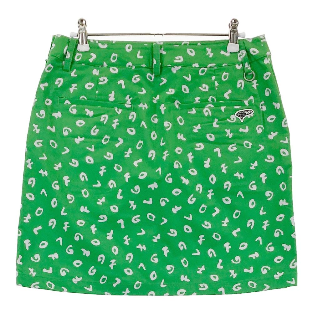 サイズ：L BEAMS GOLF ビームスゴルフ  スカート ワッペン 総柄 グリーン系 [240101413021] ゴルフウェア レディース ストスト