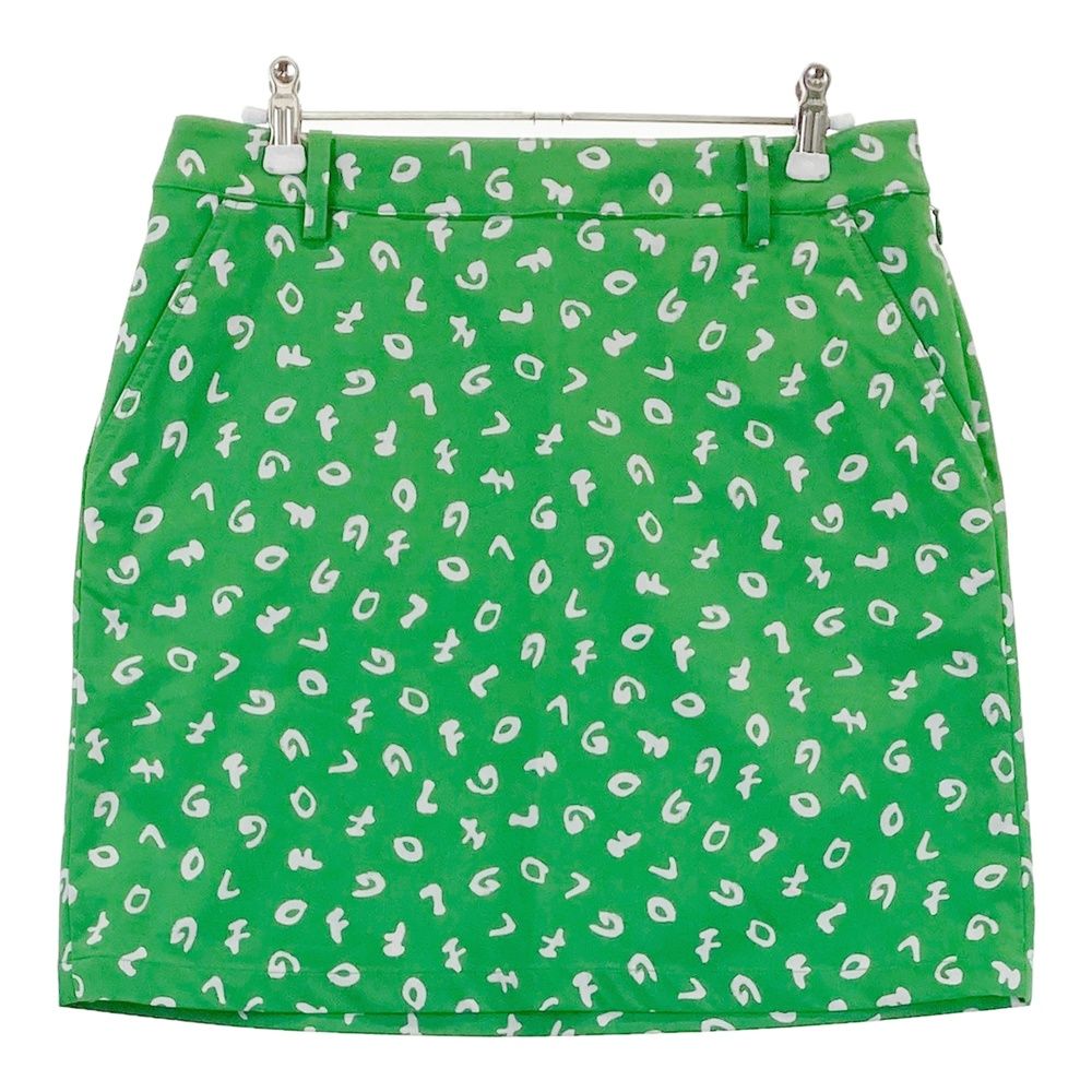 サイズ：L BEAMS GOLF ビームスゴルフ  スカート ワッペン 総柄 グリーン系 [240101413021] ゴルフウェア レディース ストスト