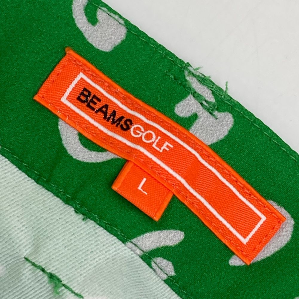 サイズ：L BEAMS GOLF ビームスゴルフ  スカート ワッペン 総柄 グリーン系 [240101413021] ゴルフウェア レディース ストスト