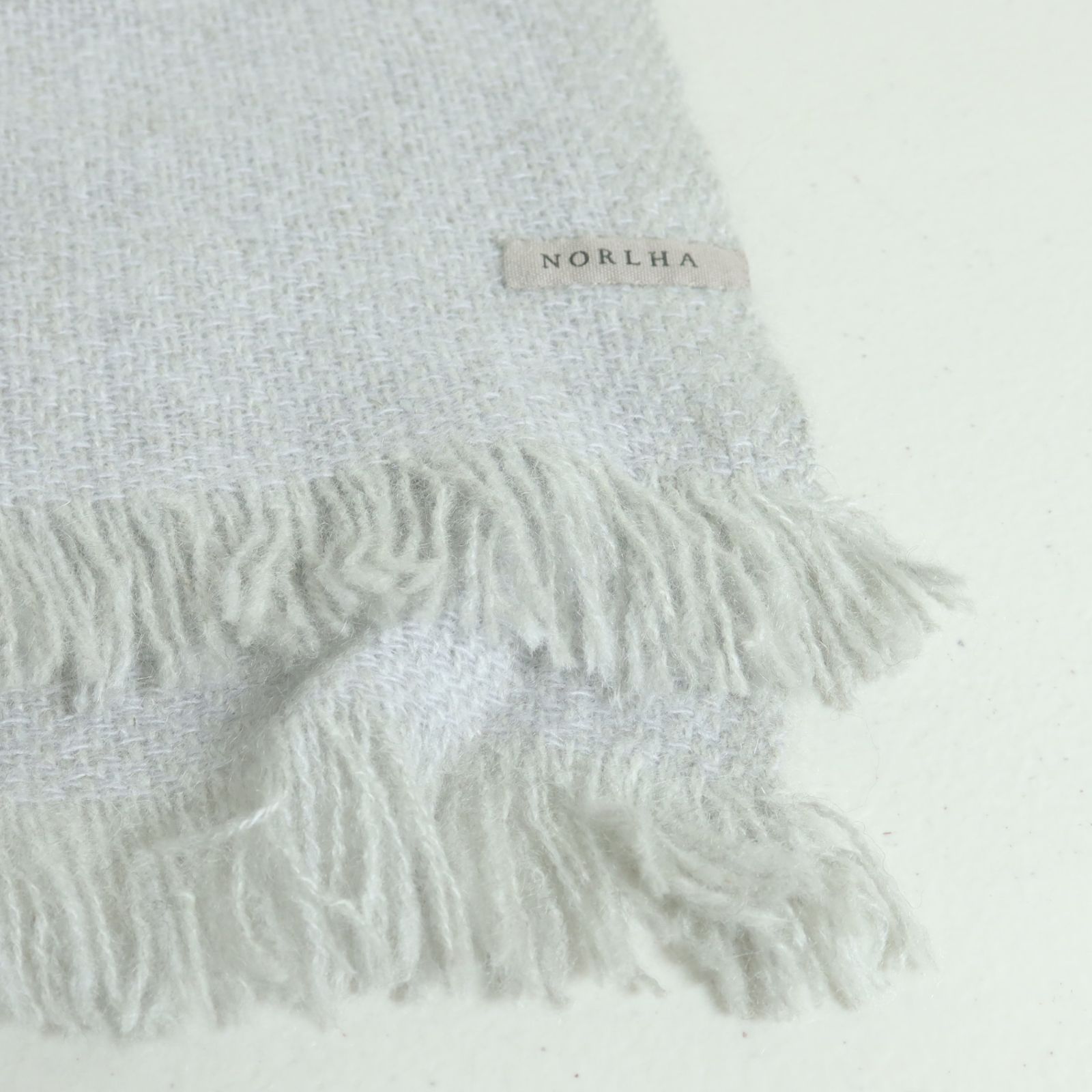 美品】NORLHA｜ノラ☆ヤク100％ 大判ストール ざっくり編みの風合いが