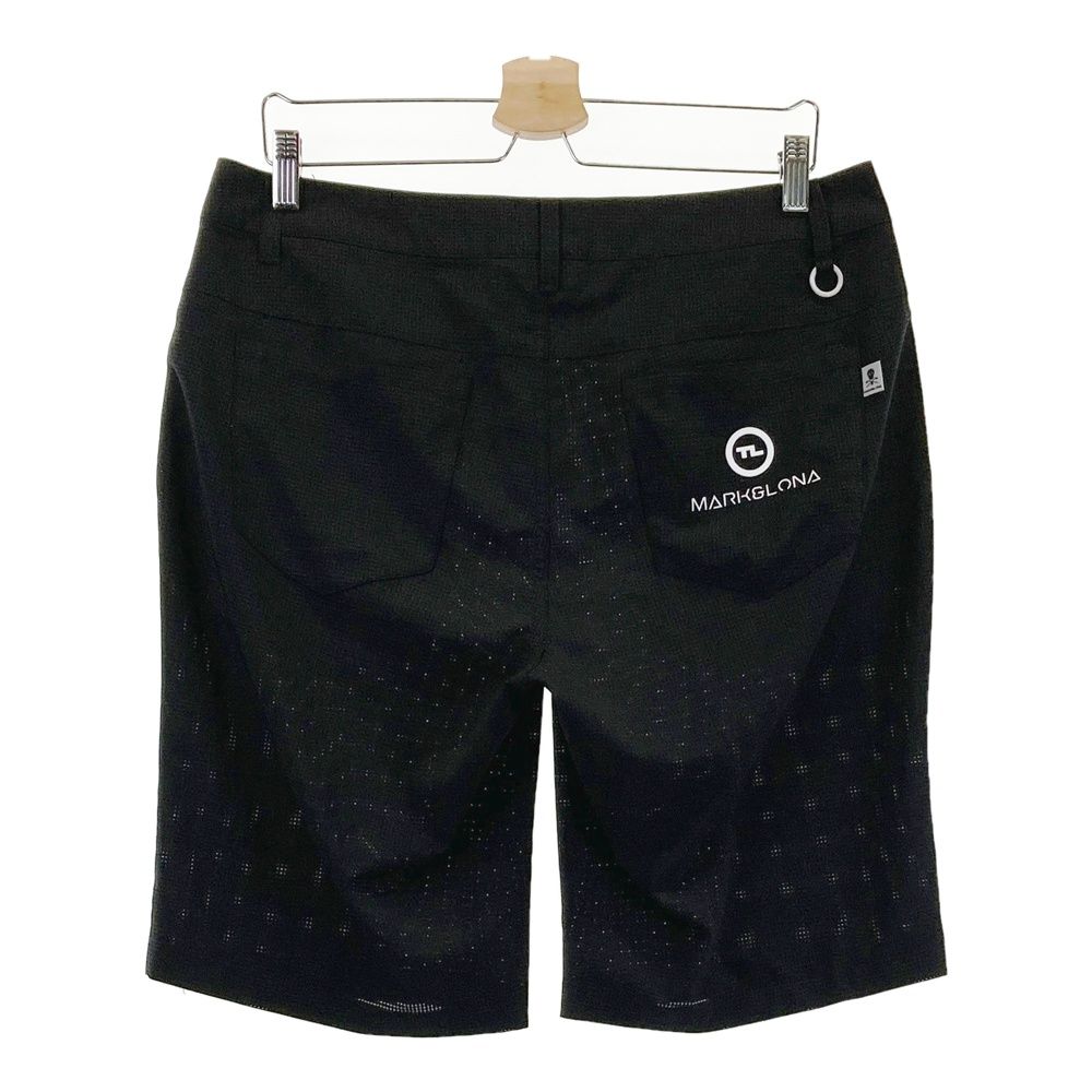 サイズ 48 MARK-LONA マークアンドロナ ハーフパンツ ブラック系 ゴルフウェア メンズ ストスト
