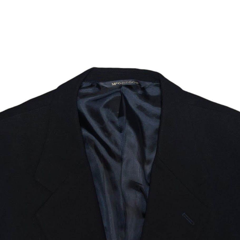 80s～ McGREGOR 紺ブレ テーラードジャケット マクレガー ネイビー 金