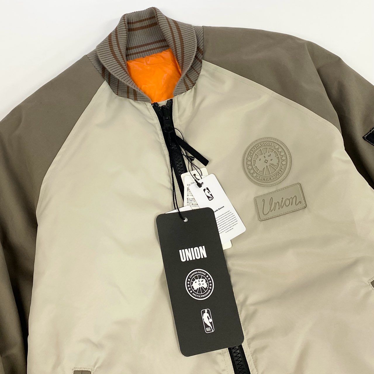 ユニオン カナダグース NBA ブラード ボンバー Lサイズ カナダグース
