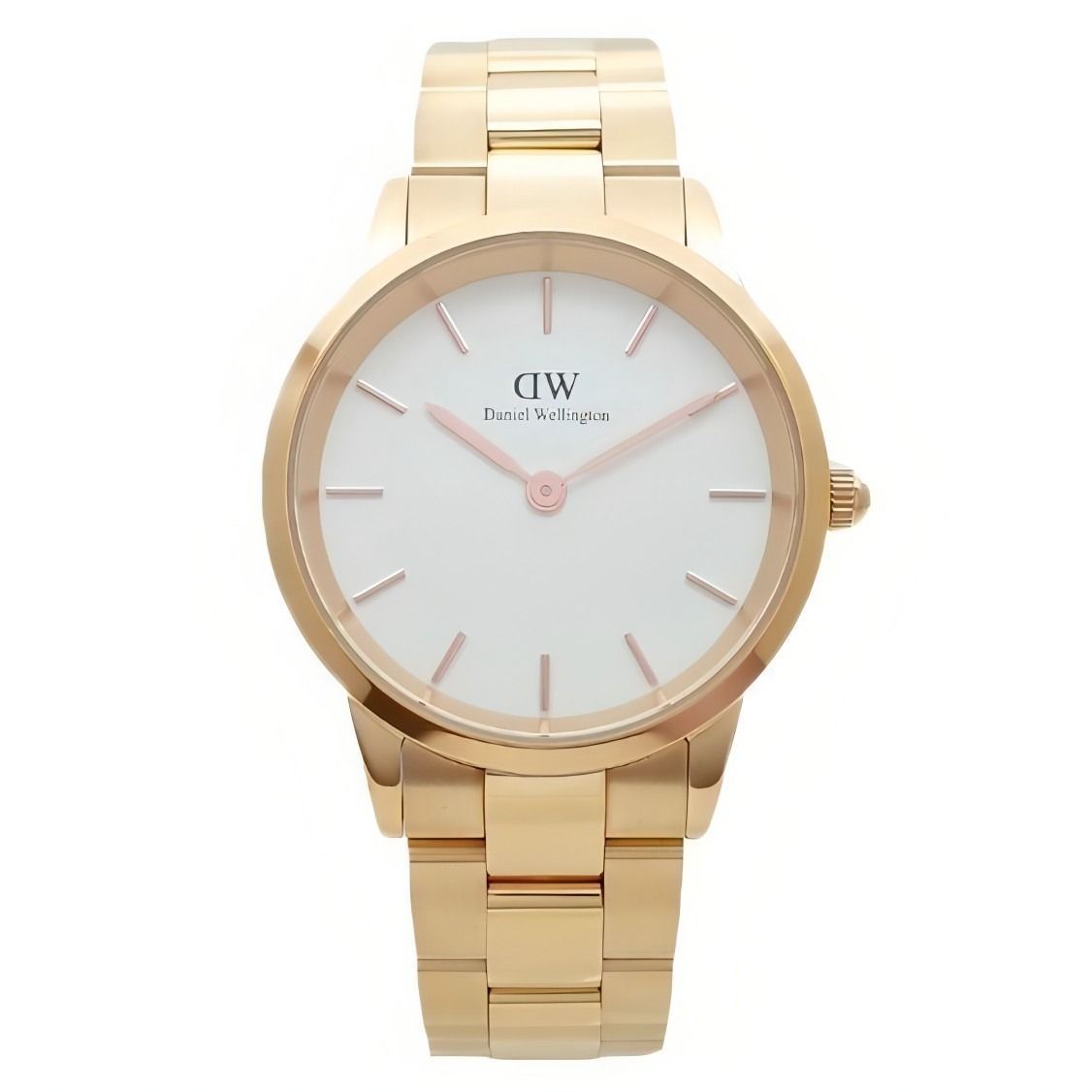 ダニエルウェリントン Daniel Wellington 腕時計 ICONIC LINK 36 ホワイト ローズゴールド アイコニック リンク ファッション ウォッチ 人気 ブランド おしゃれ 誕生日 記念 プレゼント