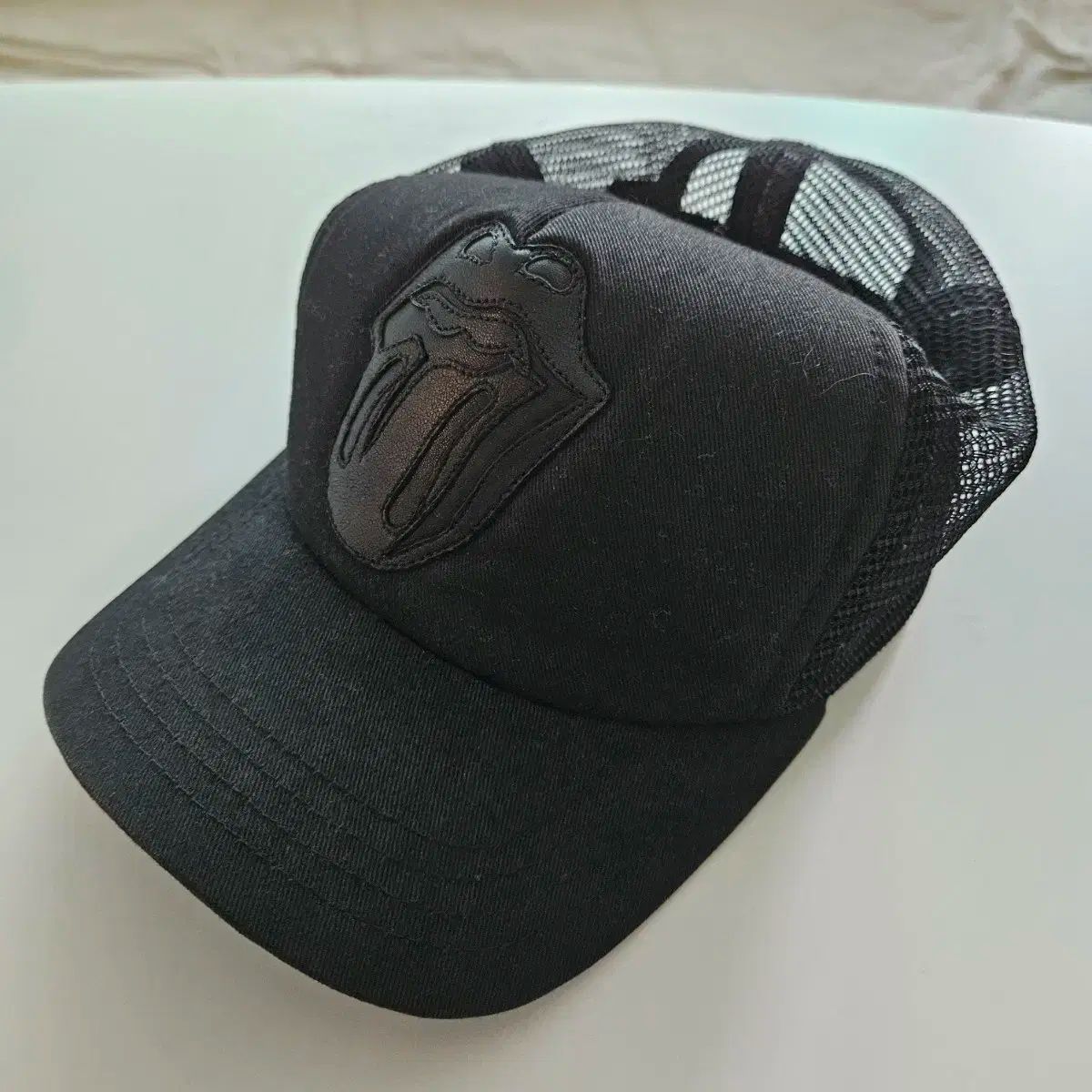 CHROME HAEATS クロムハーツ ローリングストーンズ ブラック メッシュキャップ 帽子