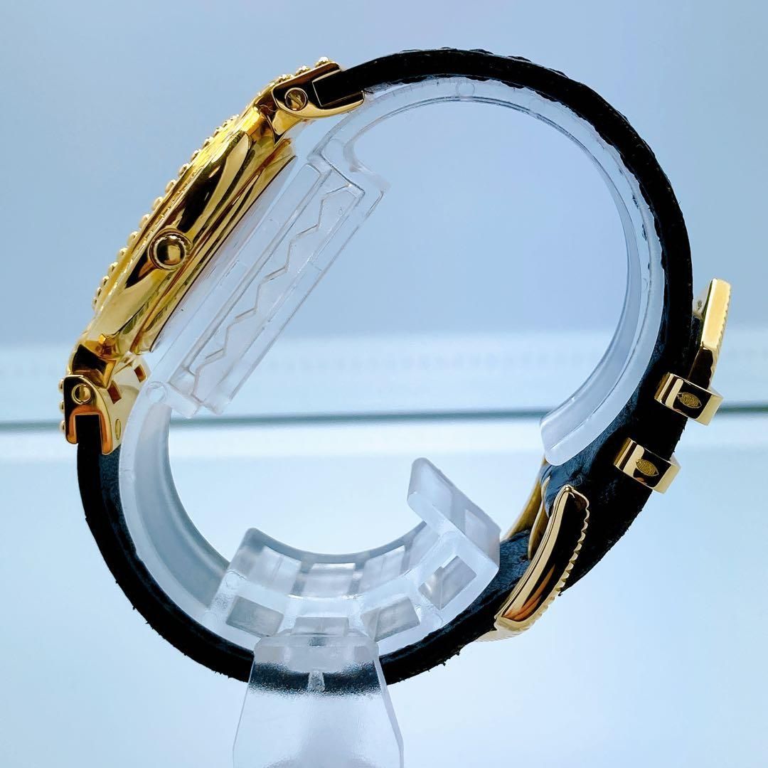 554 ジャンニ・ヴェルサーチ 7008012 メデューサ ゴールド 腕時計  