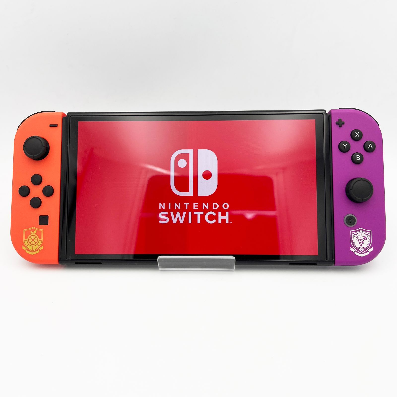 極美品】Nintendo Switch(有機ELモデル) スカーレット・バイオレット 