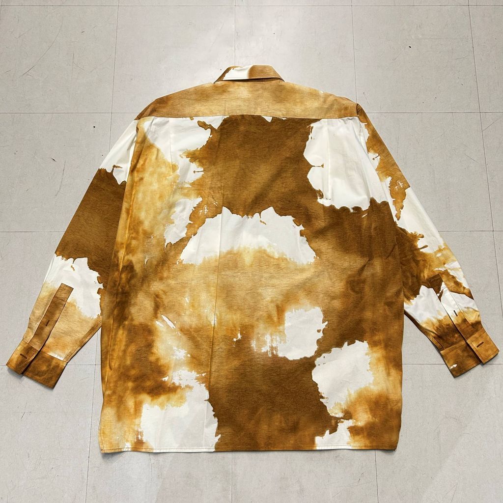 Acne Studios アクネ ストゥディオズ Oversized Shirt シャツ FN-MN-SHIR00385 ブラウン系 size 50 中目黒A1１