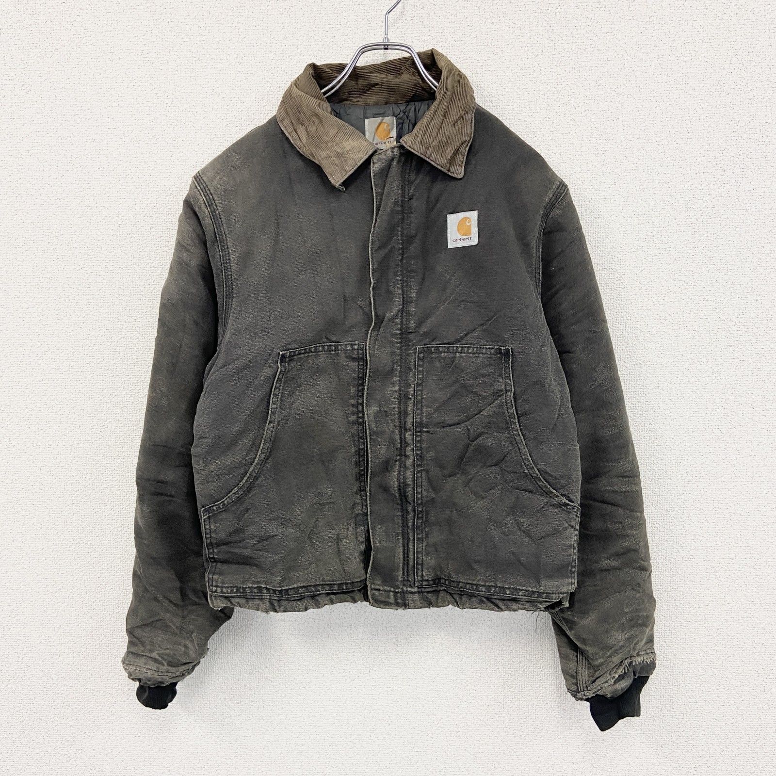 古着 Carhartt カーハート トラディショナルジャケット ダックジャケット 黒 ブラック
