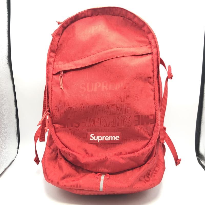 SUPREME 19ss Backpack Red シュプリーム 17 240017731088