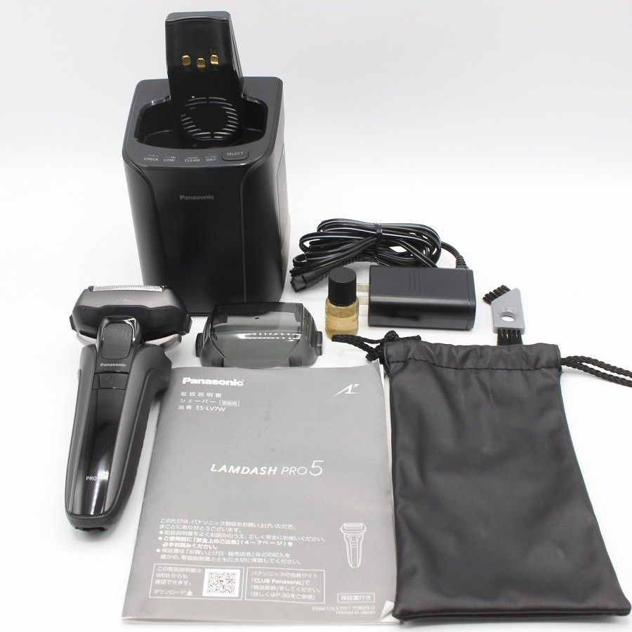 パナソニック ラムダッシュPRO 5 ES-LV7W-K ブラック メンズシェーバー 5枚刃 Panasonic 本体