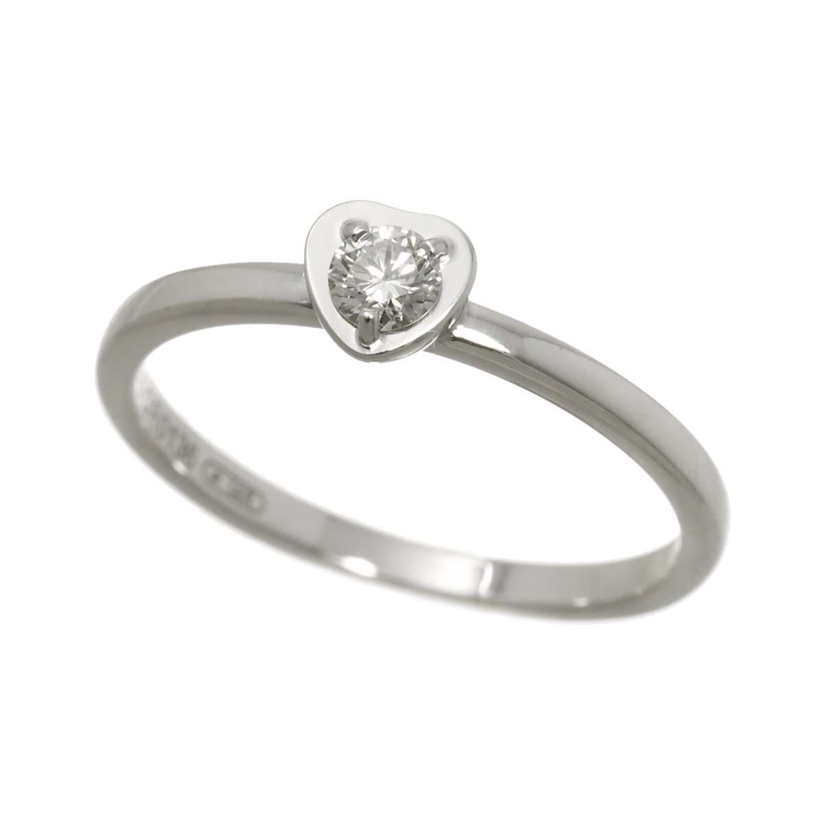 カルティエ Cartier ディアマン レジェ ハート #56 リング ダイヤ K18