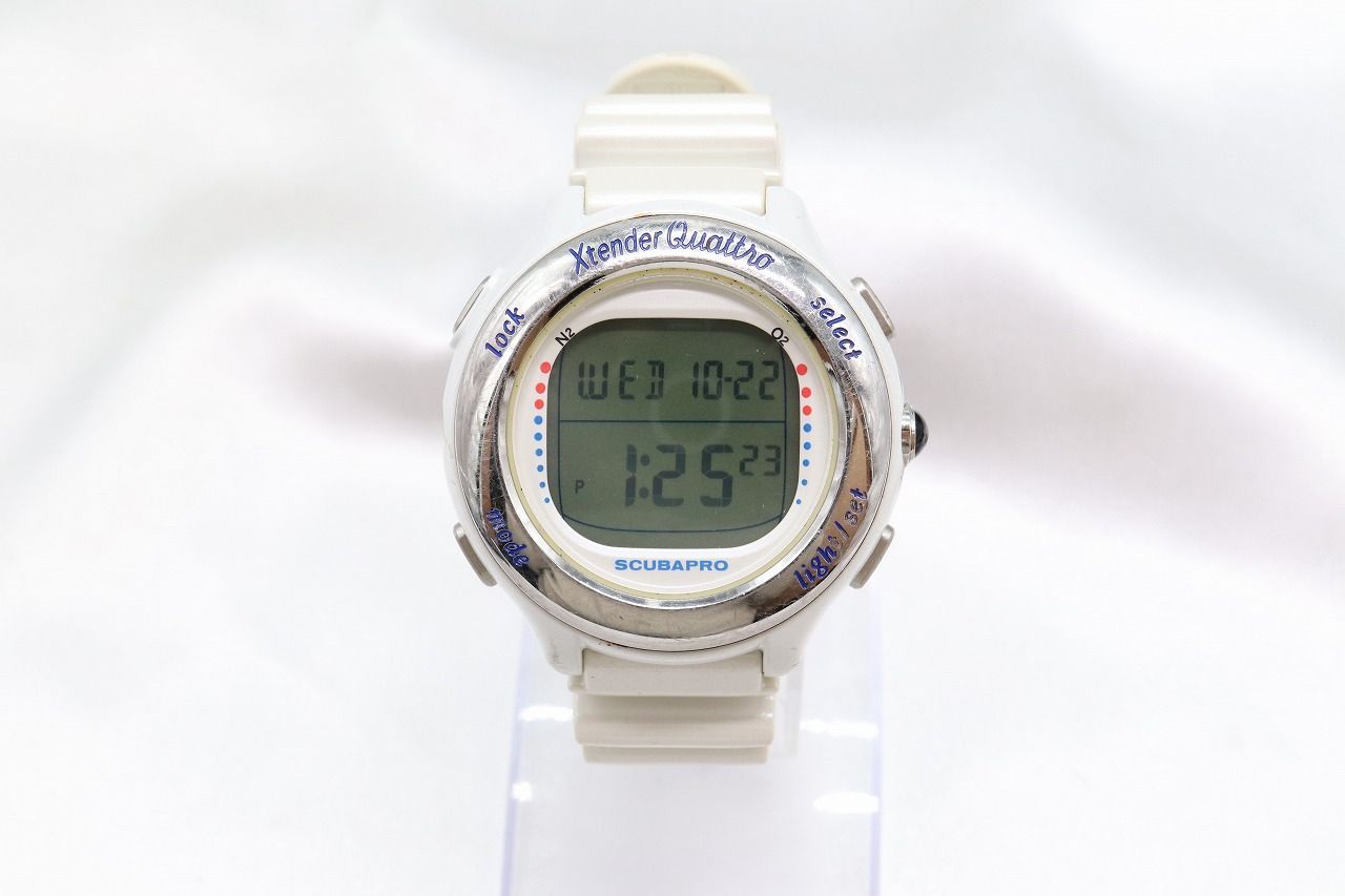 W267-2 超 動作品 電池交換済 SCUBAPRO Xtender Quattro スキューバプロ ダイブコンピューター 腕時計 DW40-4A10