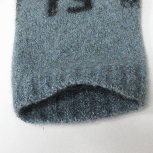 フェンディ FENDI 手袋 グローブ ズッカ ロゴ ウール アンゴラ混