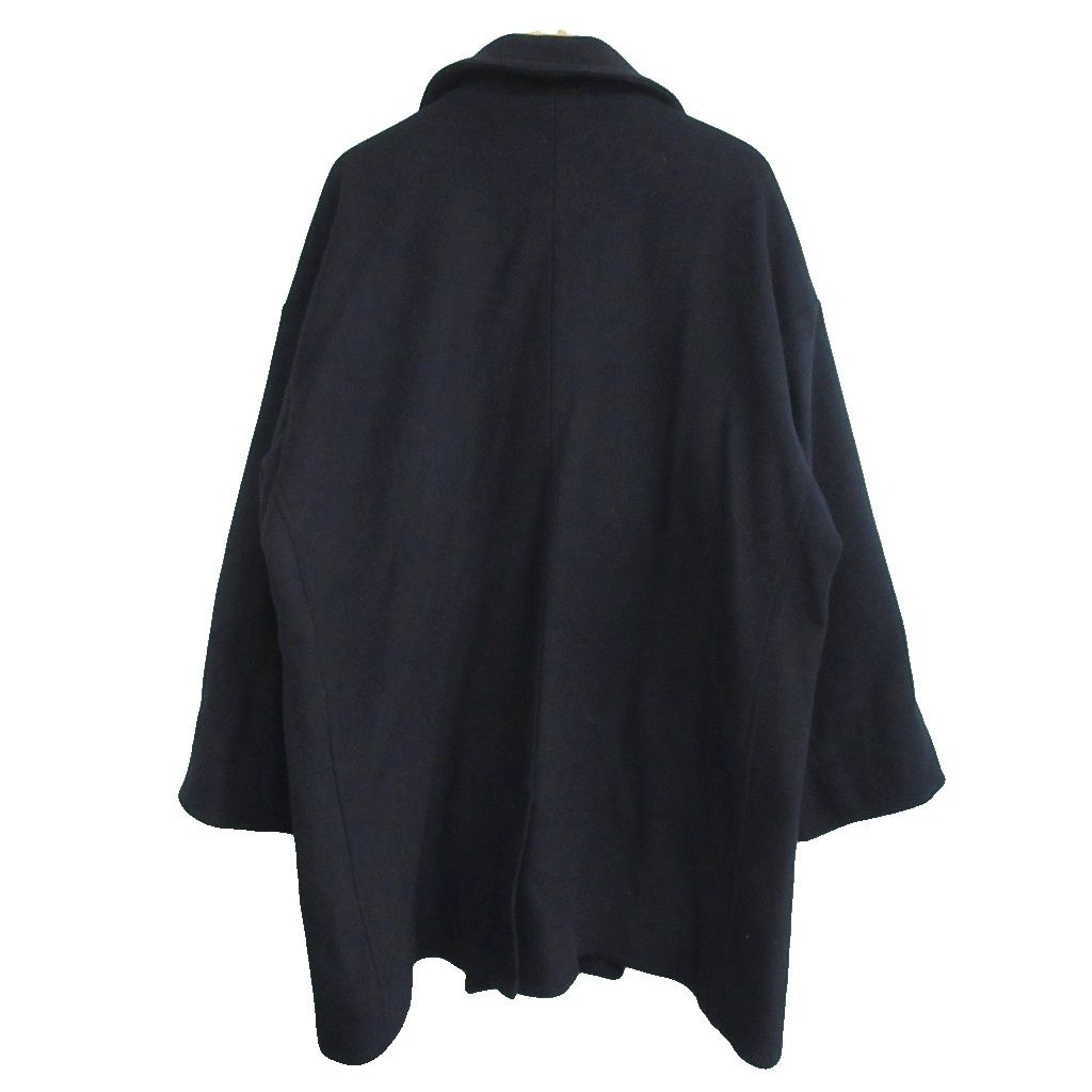 ノーティカ NAUTICA × A.H. 長谷川昭雄 20年 メルトンウールオーバーサイズPコート ピーコート Aライン 203-1564 紺 ネイビー F
