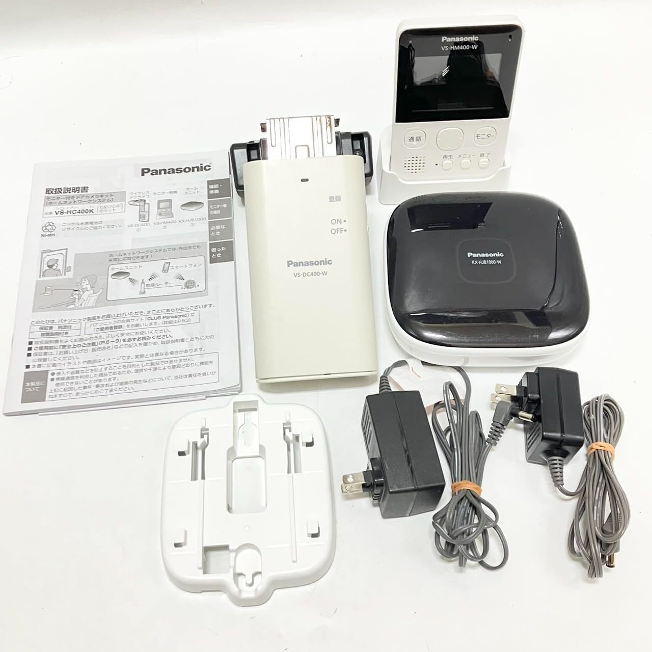 No.4233 パナソニック モニター付きドアカメラキット VS-HC400K-W