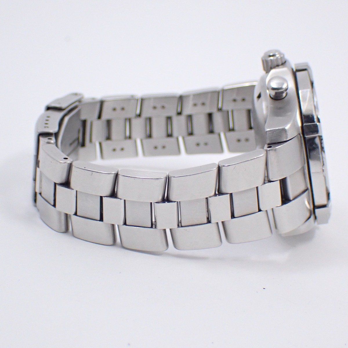  タグホイヤー エクスクルーシブ クロノグラフ 自動巻き メンズ 腕時計 青文字盤 純正SSベルト CN2112 いおき質店 カジュアルシャツ 自動巻き時計 腕時計(アナログ)