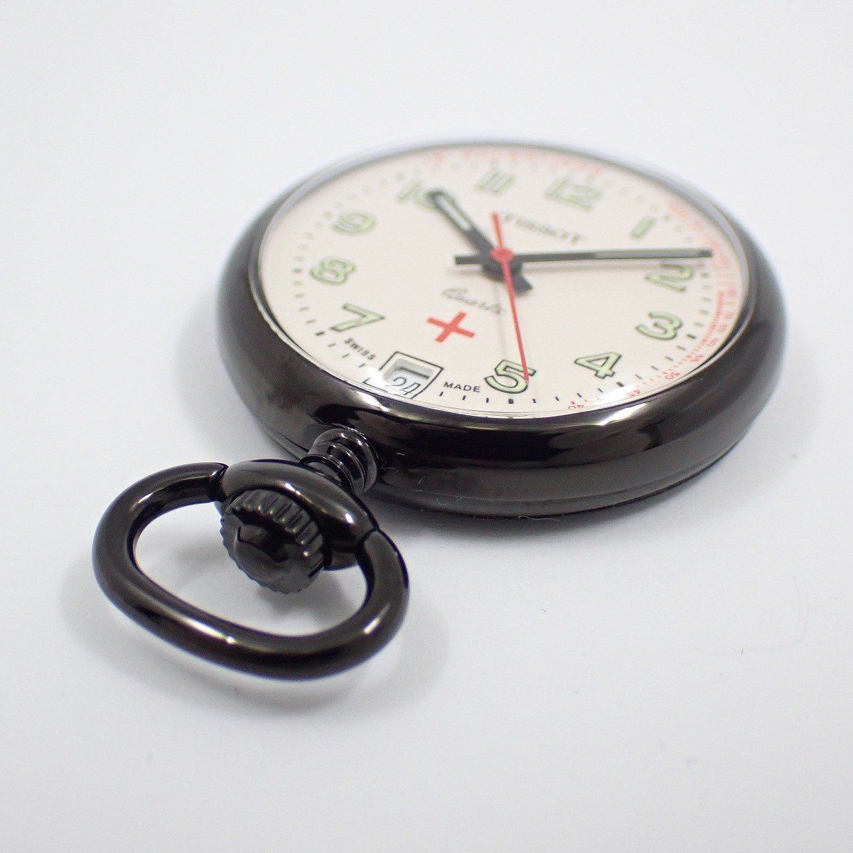  TISSOT ティソ ポケットウォッチ クォーツ T 81 7 224 92 懐中時計 腕時計(アナログ)