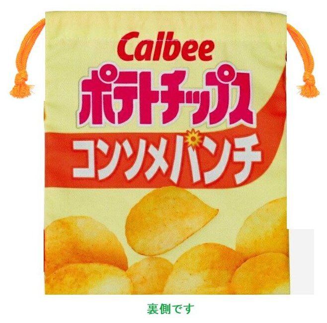 FRK907 キャラクター 巾着袋 お菓子 シリーズ（ ポテトチップス ）お