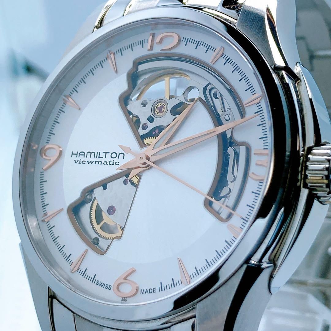 559 ハミルトン ジャズマスター H325651 スケルトン 自動巻き 腕時計