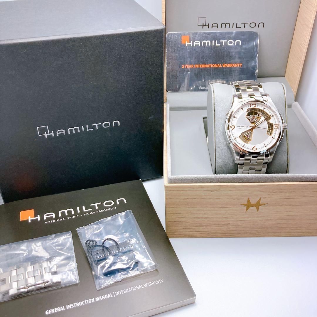 559 ハミルトン ジャズマスター H325651 スケルトン 自動巻き 腕時計