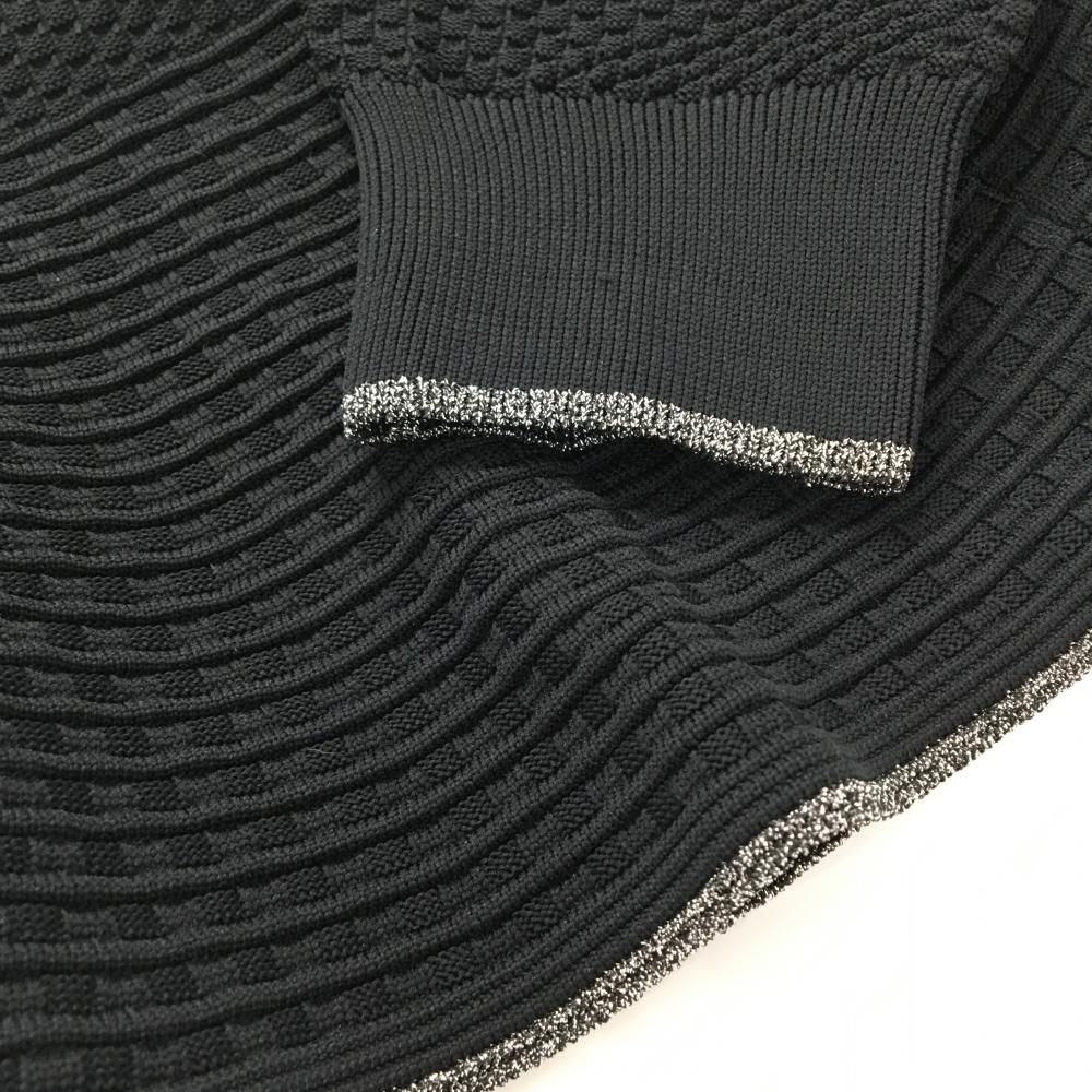 袖口裾ラメ レディース