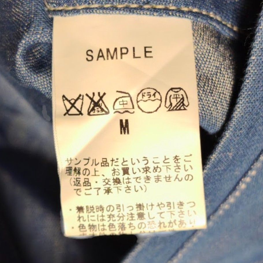 JOHNBULL シャンブレ―ブルー トレンチコート ジョンブル デニム - メルカリ