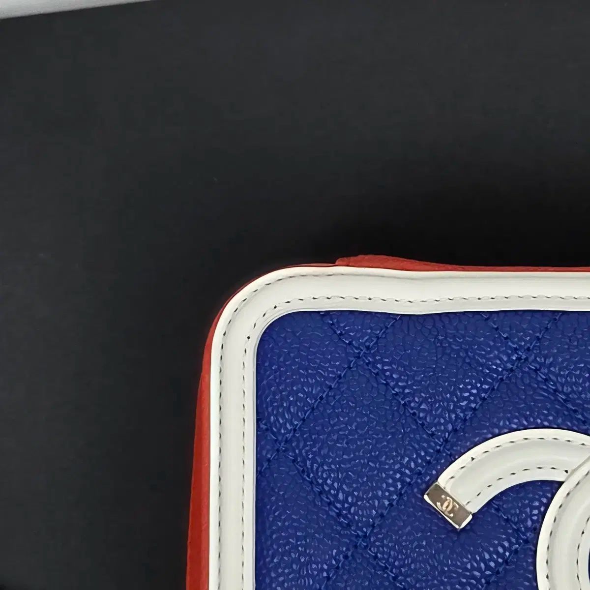  シャネル コスメ ハンドルバッグ スモール キャビア メッセンジャーバッグ ショルダーバッグ