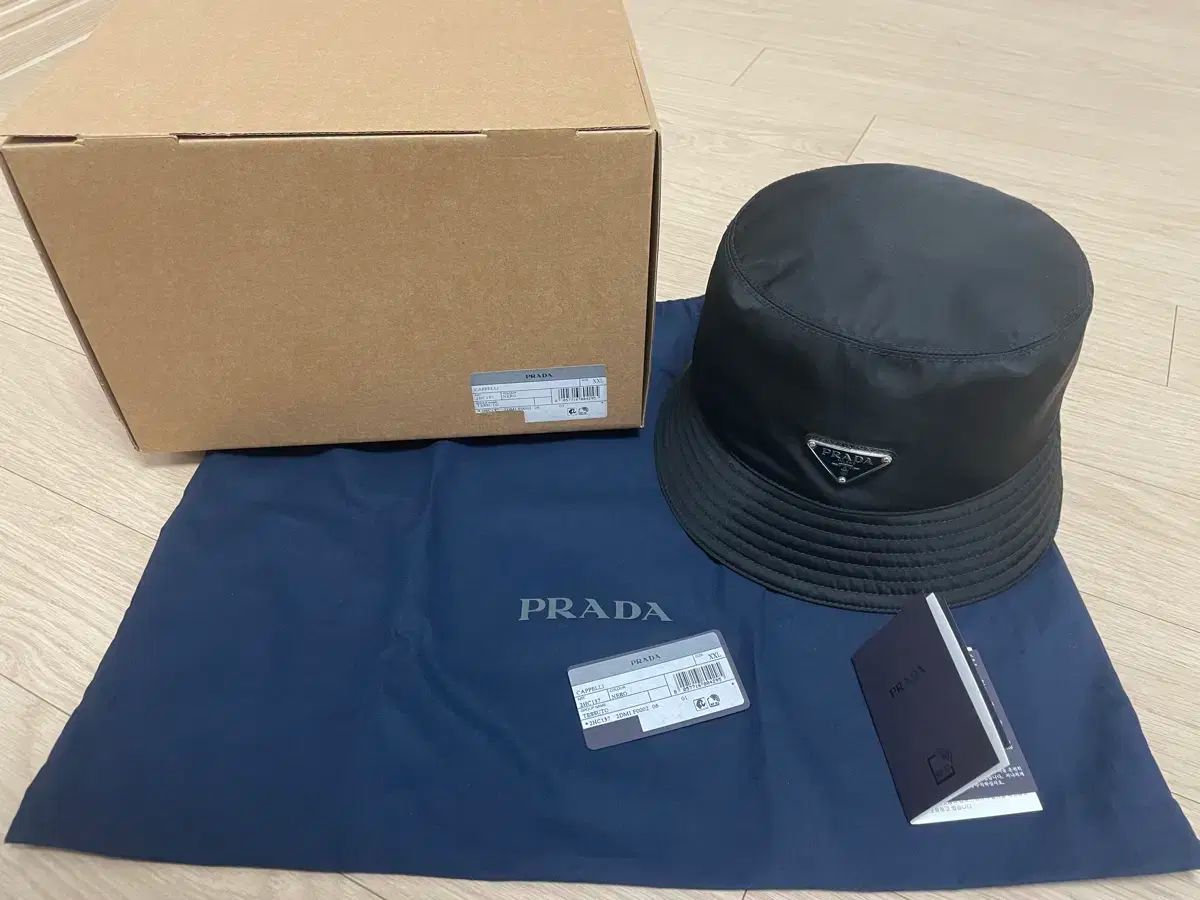 PRADA Re-Nylon バケットハット XXL ブラック プラダ バケットハット PRADA ブラック ナイロン バケットハット XL