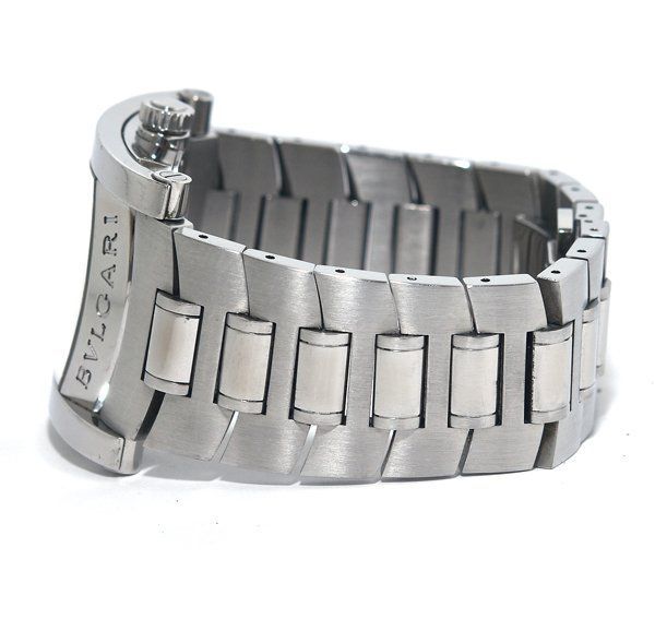  BVLGARI ブルガリ アショーマ AA44S デイト SS 自動巻き メンズ 日本向けサイズ 自動巻き時計 腕時計(アナログ)