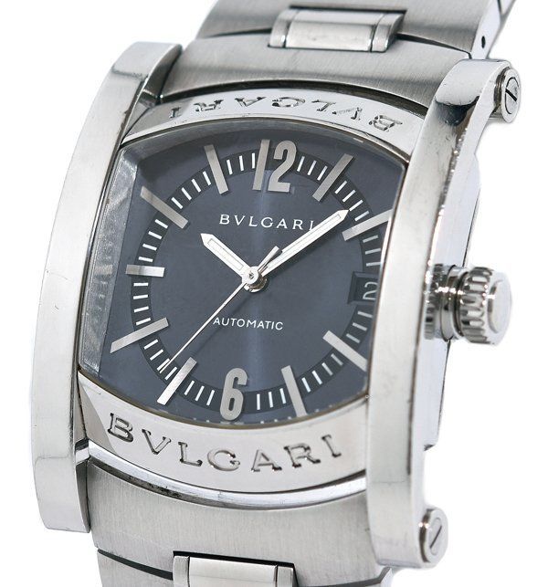 BVLGARI ブルガリ アショーマ AA44S デイト SS 自動巻き メンズ