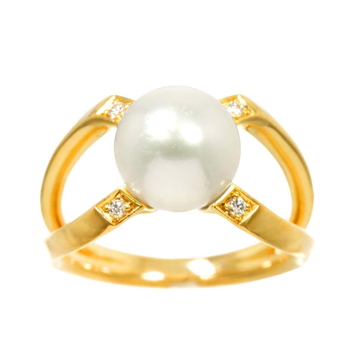 ミキモト MIKIMOTO M Collection 11号 リング アコヤ真珠 8.5mm ダイヤ