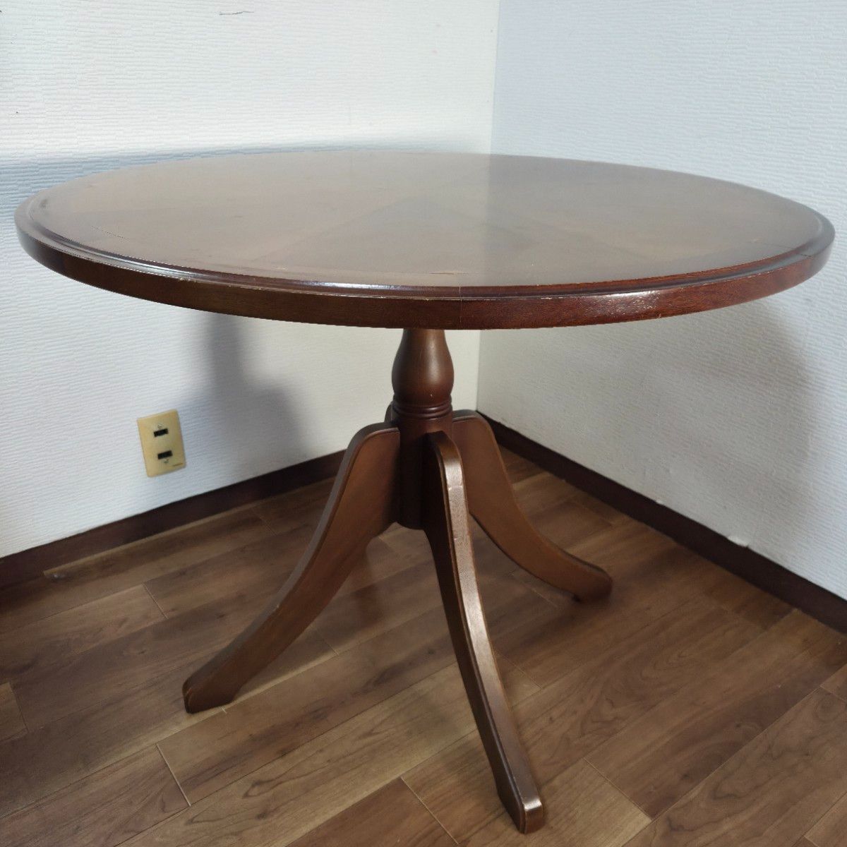 マルニ木工 地中海 2人用 ラウンドテーブル φ67 丸テーブル