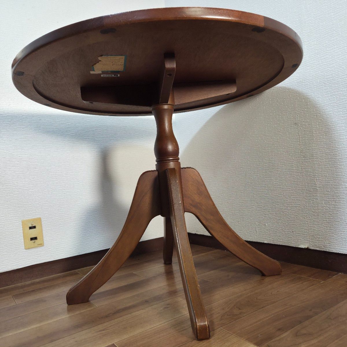 マルニ木工 地中海 2人用 ラウンドテーブル φ67 丸テーブル