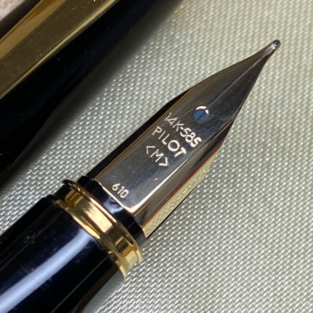 PILOT國光會 14K 585蒔絵万年筆 箱 木 東Y7-0306 2F