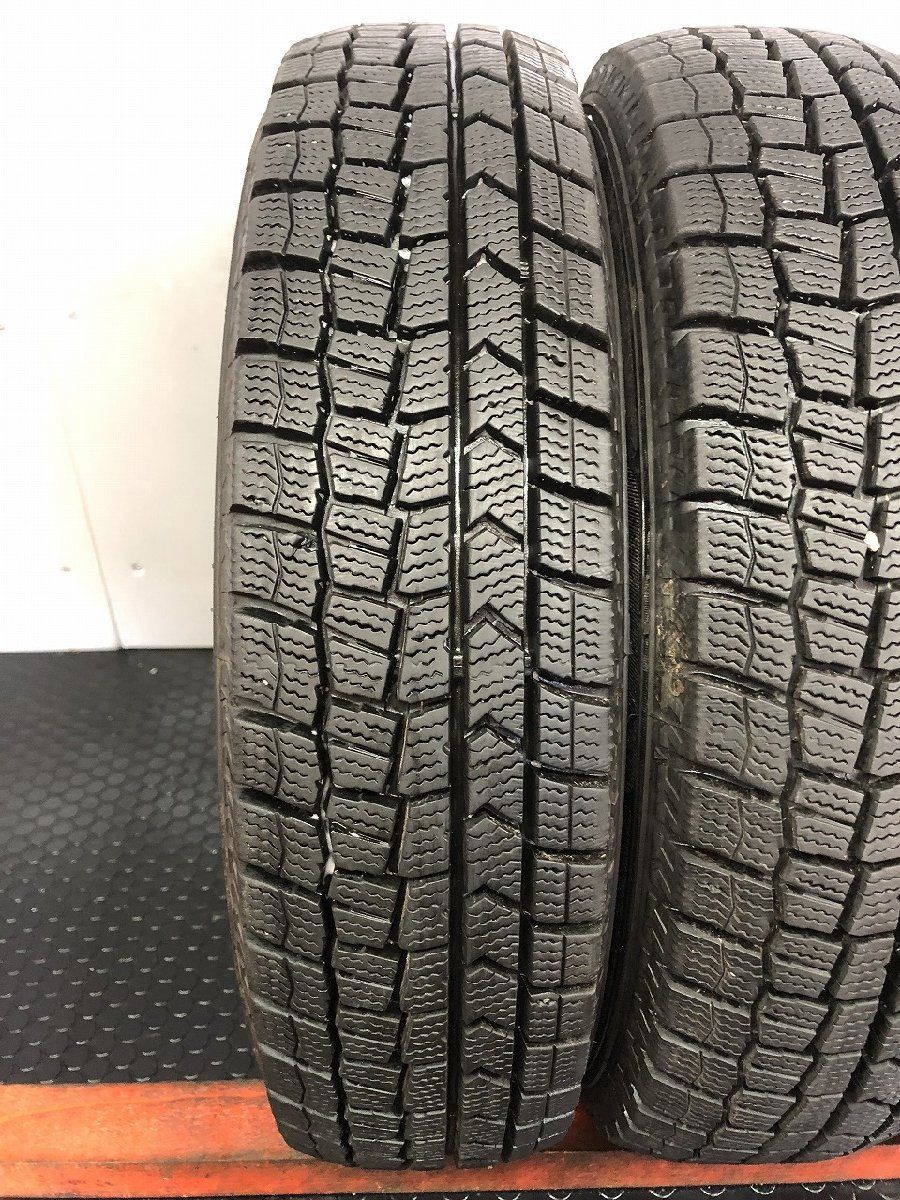 走行短め DUNLOP WINTER MAXX WM 02 155 80 R 13 13インチ スタッドレス 4本 22年製 ヴィッツ ブーン パッソ カローラ プラッツ等 STP 041