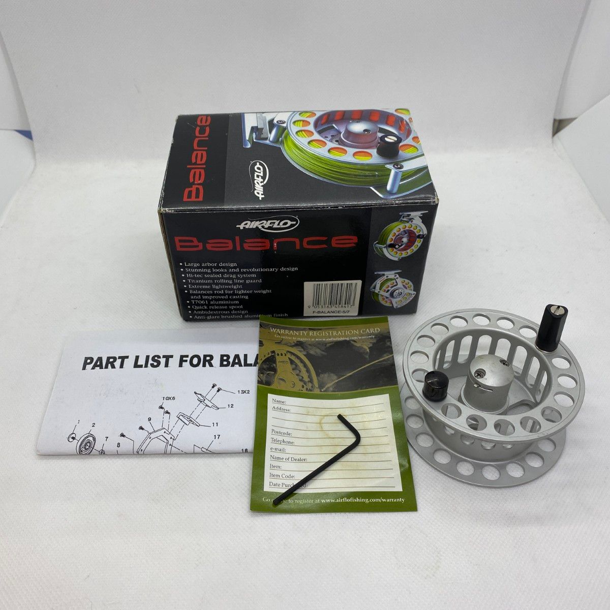 ΨΨAirflo フライリール バランス57 替えスプール付き