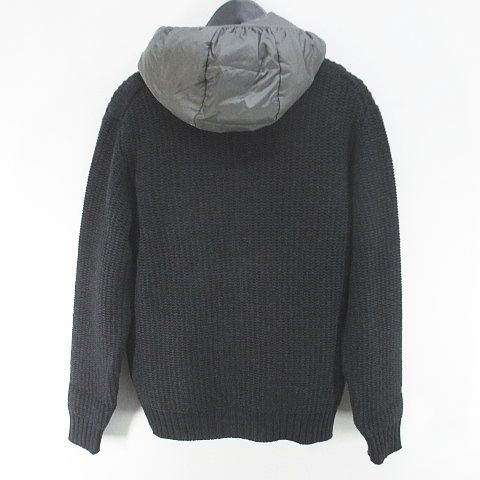 ザノーネ ZANONE 7ETJP1 ZC240 カーディガン ニット ダウンベスト 48 紺系 ネイビー イタリア製 ライナー 毛 ウール 無地