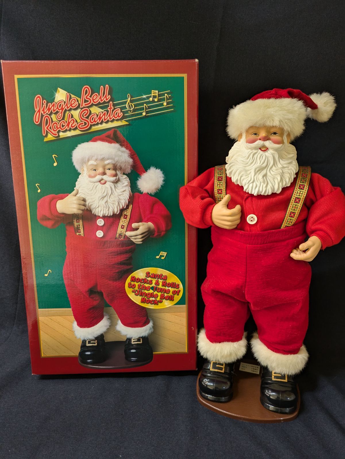 希少】ジングルベルロックサンタ 踊るサンタクロース人形 ダンシング