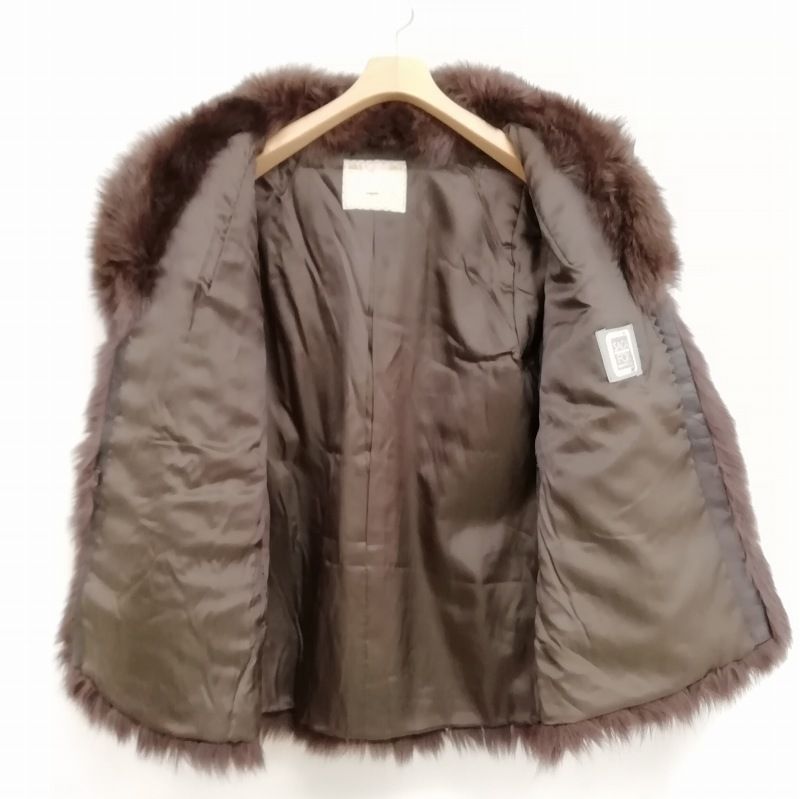 原宿マザー HARAJUKU MOTHER サガフォックス 銀サガ ファー コート 美