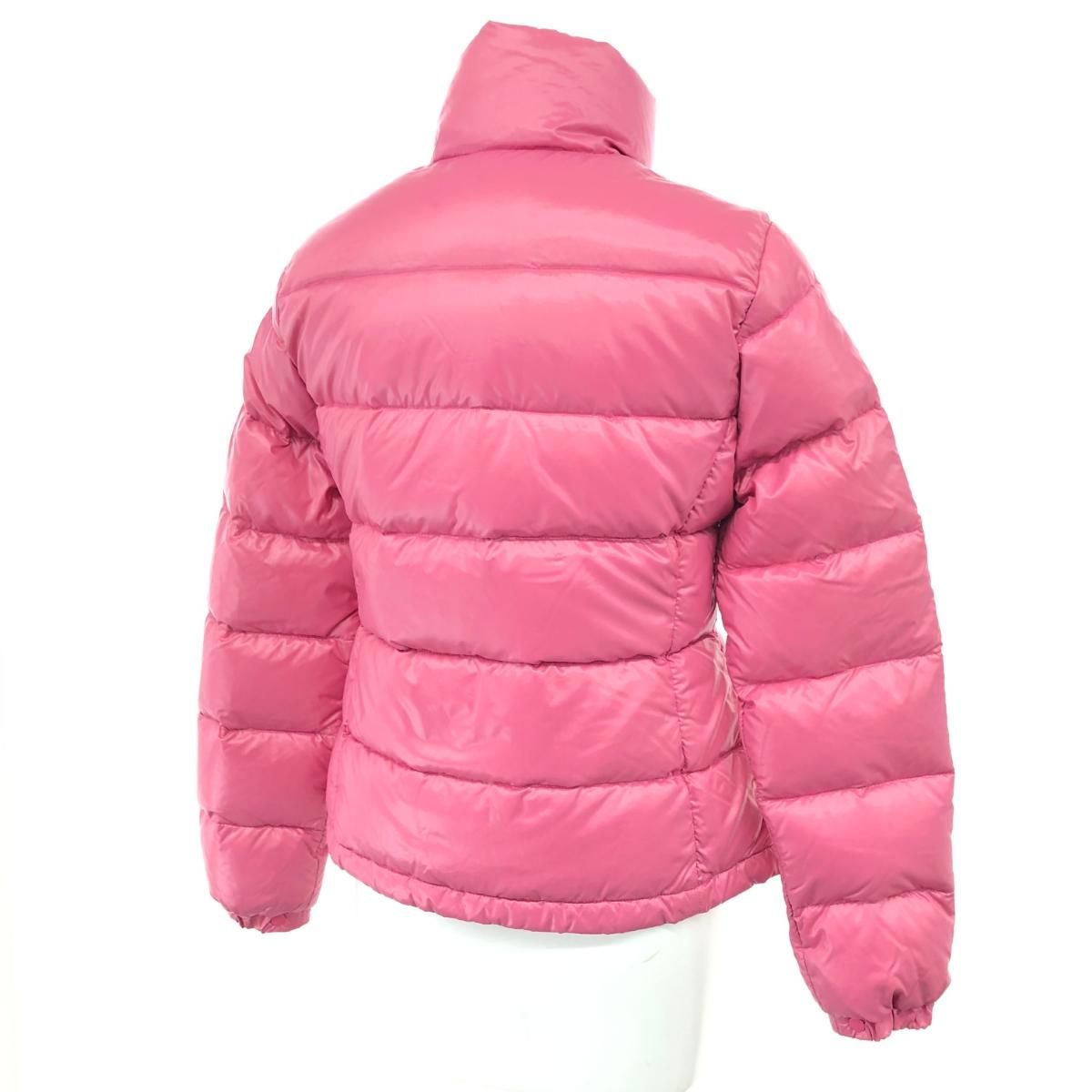 MONCLER ブルゾン　ピンク MONCLER モンクレール ダウンジャケット サイズ:0 ビックロゴ/アウター