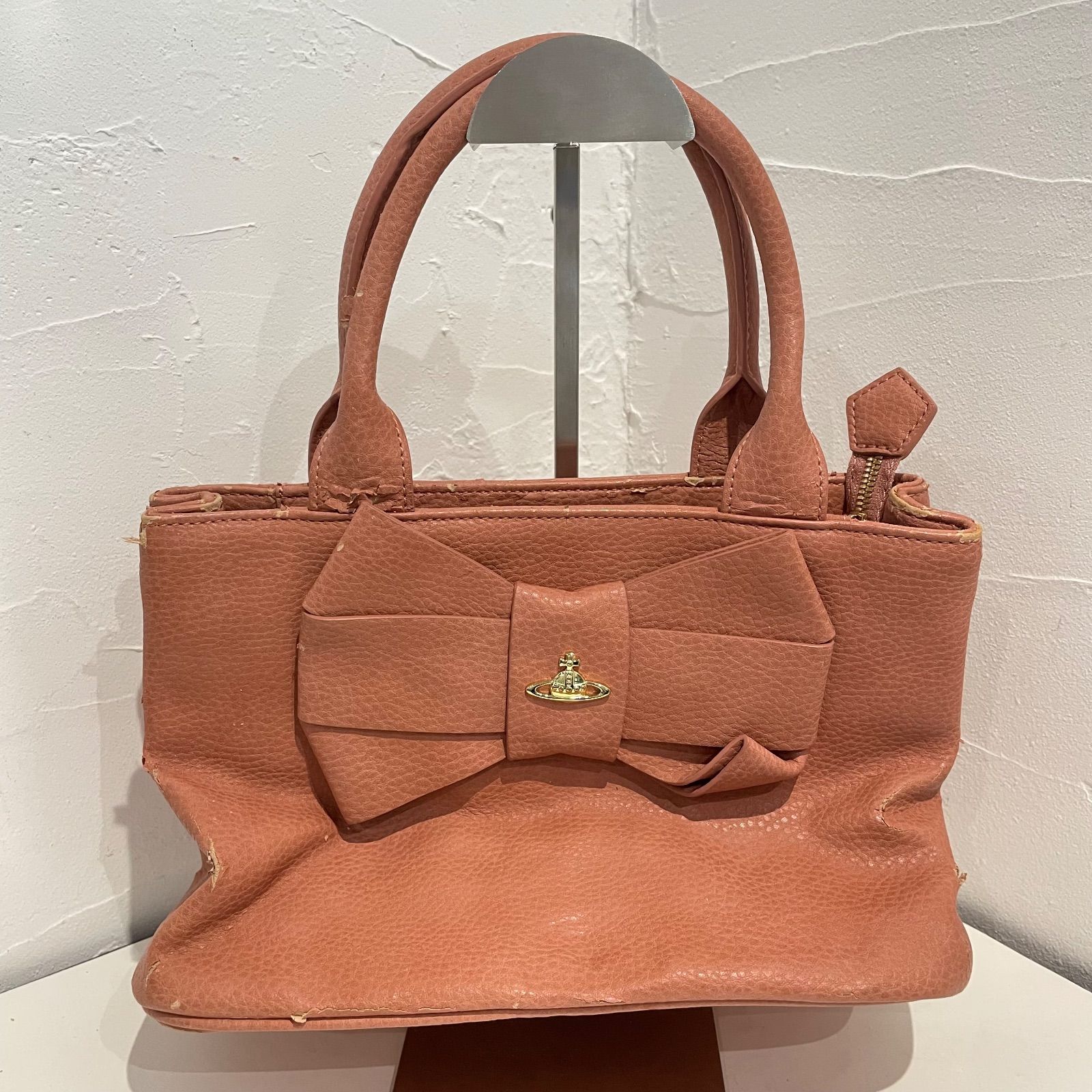 Vivienne Westwood ヴィヴィアン・ウエストウッド リボン ハンドバッグ 