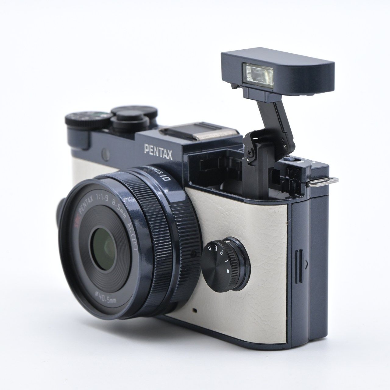  PENTAX ペンタックス Q S 1 直販 メタルネイビー クリーム 01レンズ オーダー ミラーレス一眼レフカメラ ミラーレス一眼 デジタルカメラ